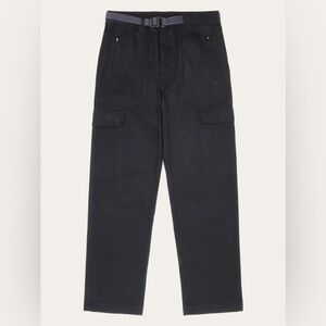 Knowledge cotton Apparel FLINT RIPSTOP BELT CARGO PANT